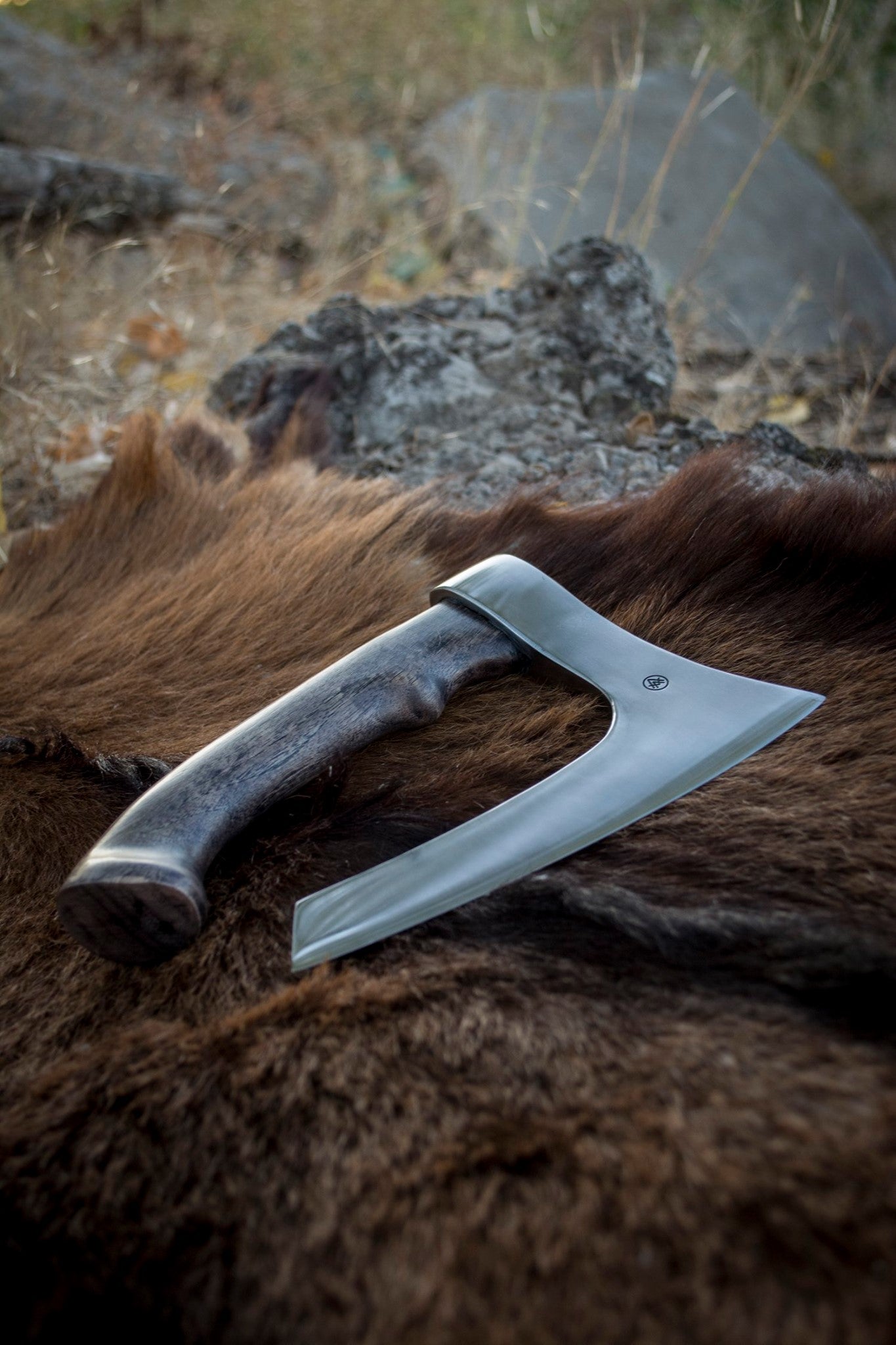 Long bearded BBQ axe