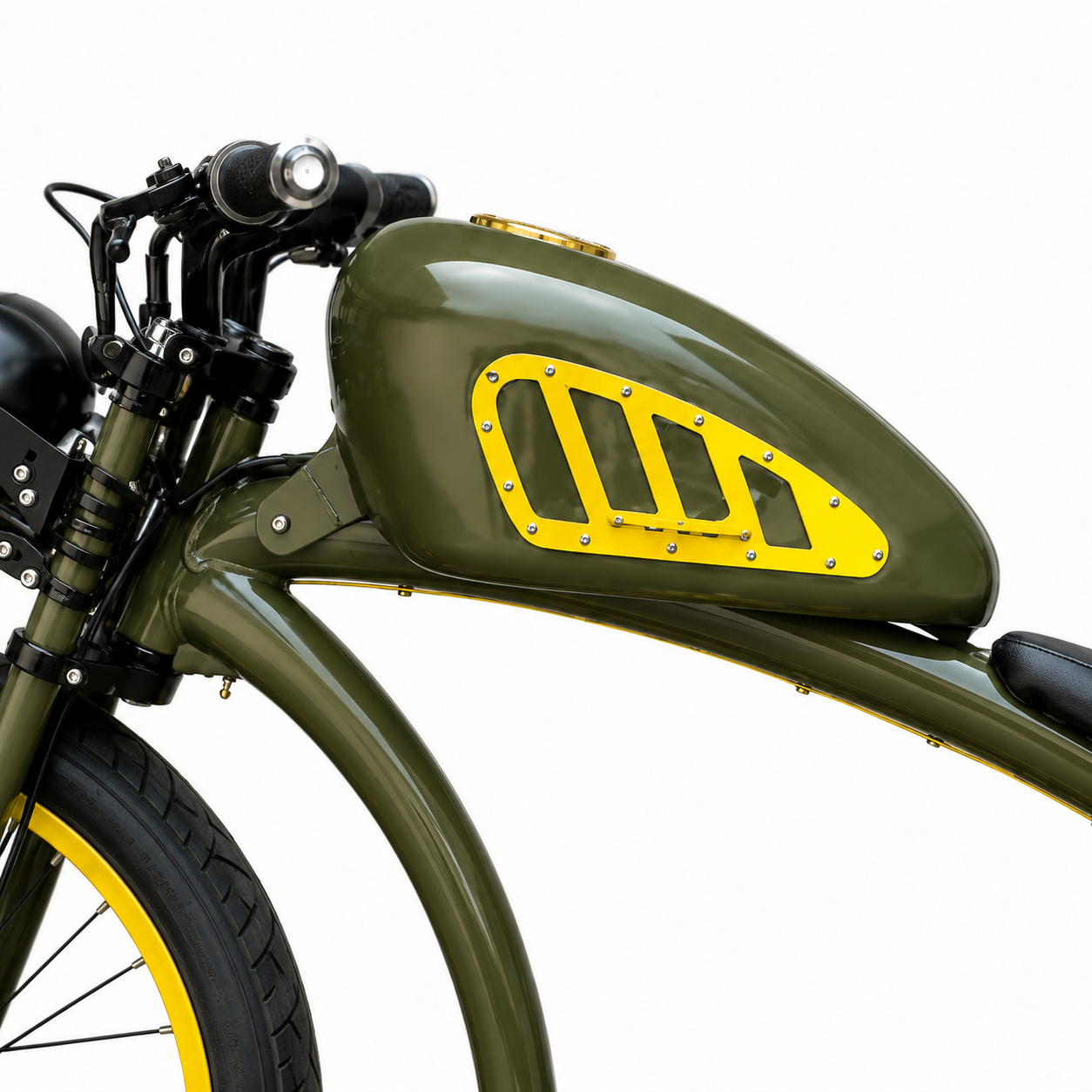 Retro Custom Fat Tire Electric Bike