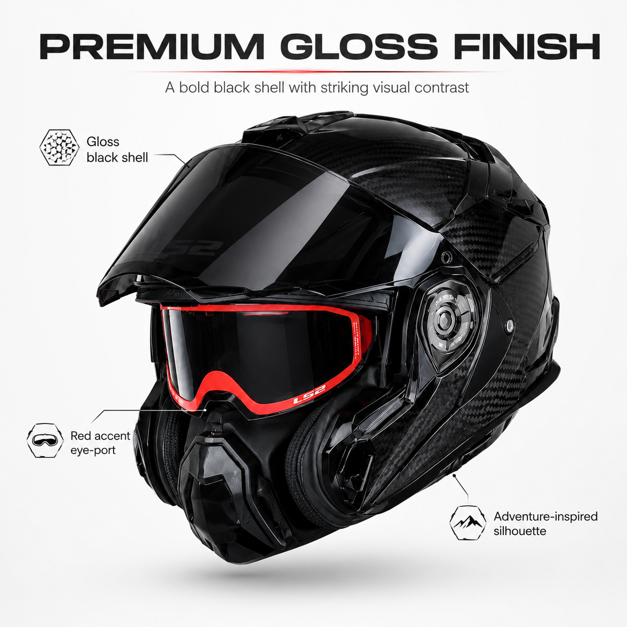 ADVANT X Carbon Adventure Helmet