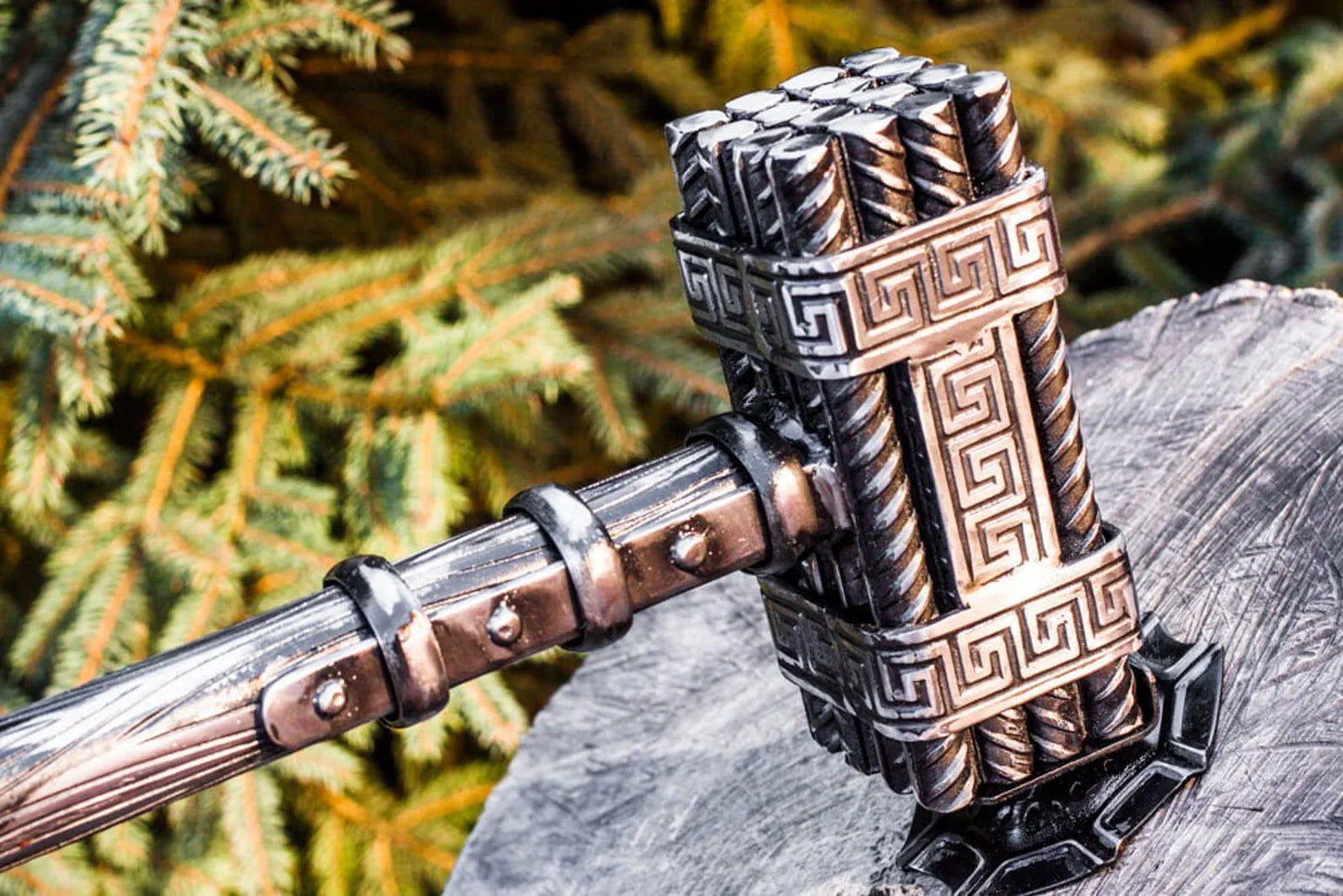 Forged Viking Hammer