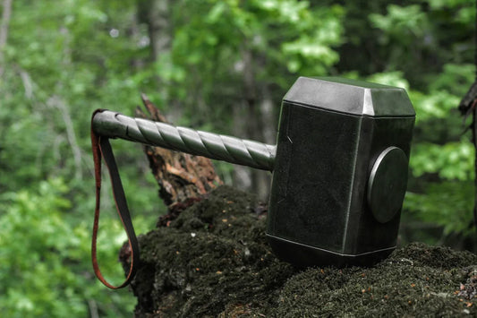 Forged Norse Hammer
