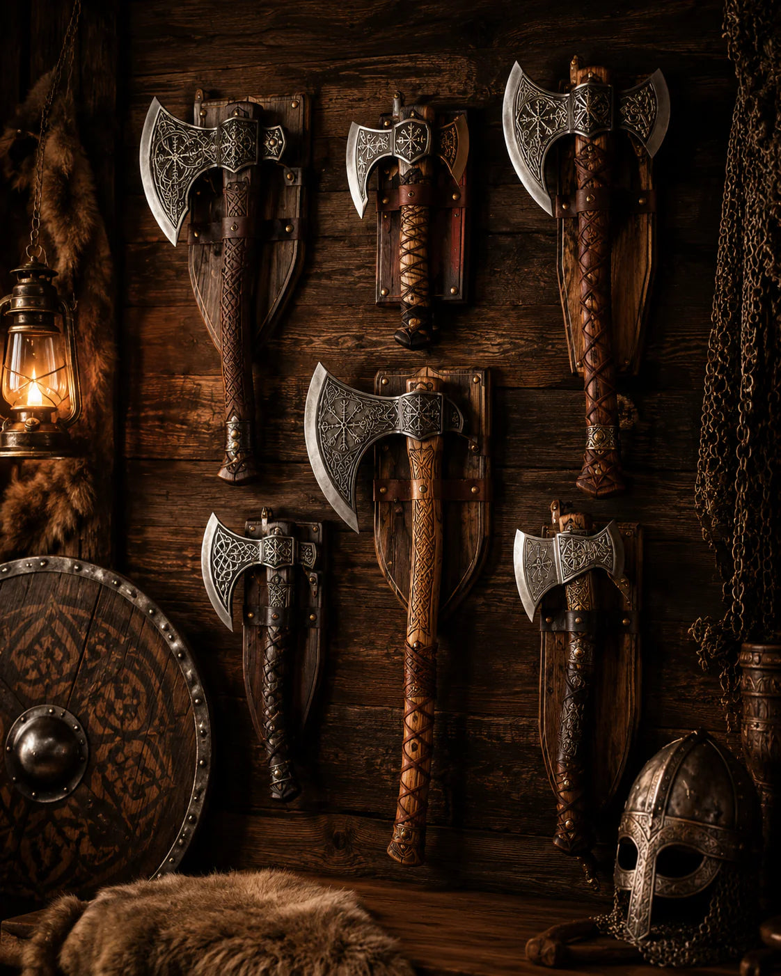 Norse collectible display wall