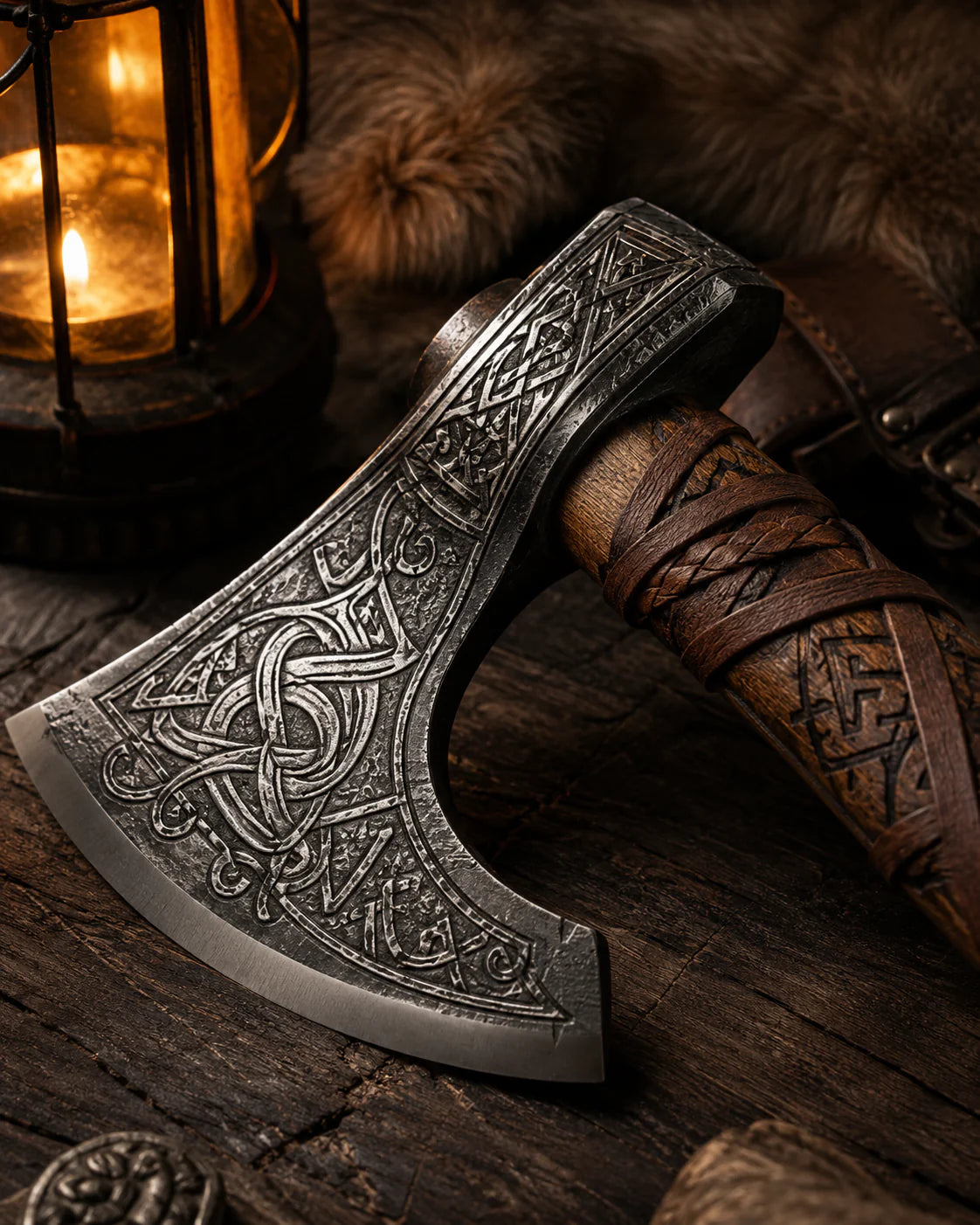 Rune inspired detail close up